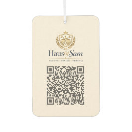 Aanpasbare Logo En QR-code Zachte Warme Ivoor Luchtverfrisser
