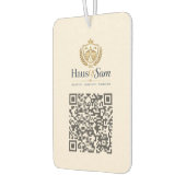 Aanpasbare Logo En QR-code Zachte Warme Ivoor Luchtverfrisser (Links)