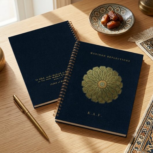 Aanpasbare Madinah Reflections Islamitisch Notitieboek