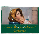 Aanpasbare Madonna & Kind Cadeautas (Achterkant)