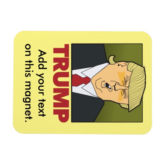 Aanpasbare magneet van TRUMP (Horizontaal)