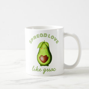 Aanpasbare Malle Avocado Handgetekende Originele K Koffiemok