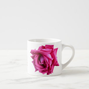 Aanpasbare Margaret naam heet roze roos bloemenmol Espresso Kop