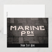 Aanpasbare Marine Parade Napier Nieuw-Zeeland kaar (Voorkant / Achterkant)