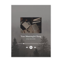 Aanpasbare melancholische Muziekspeler Esthetiek