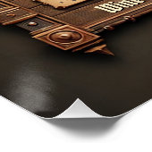 Aanpasbare middeleeuwse taverne Glossy Poster (Hoek)