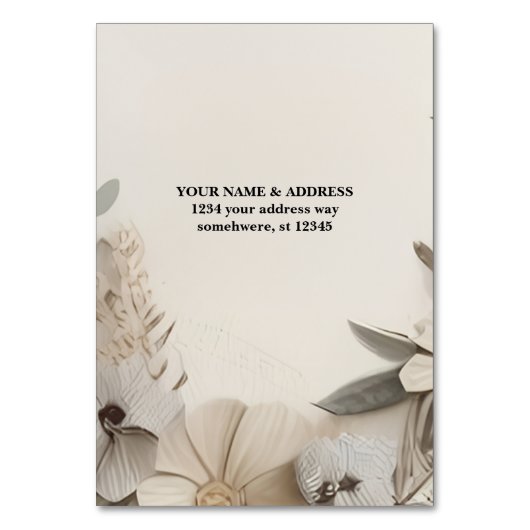 Aanpasbare Mijlpaal Vieringskaarten Kaart (Achterkant)