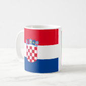 Aanpasbare Mijn Hart Hoort Bij Kroatië Mok (Voorkant links)
