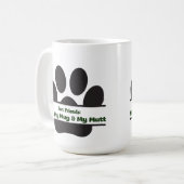 Aanpasbare Mijn Vriend: Ik, Mijn Mok en Mijn Hond (Voorkant links)