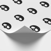 Aanpasbare Mini Schedel Cadeaupapier (Hoek)