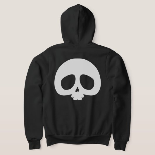 Aanpasbare Mini Schedel Hoodie (Laag Achter)