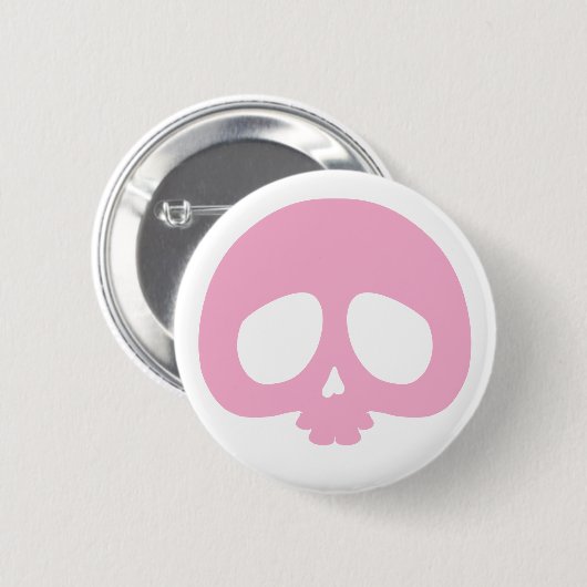 Aanpasbare Mini Schedel Ronde Button 5,7 Cm (Voorkant /achterkant)