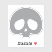 Aanpasbare Mini Schedel Sticker (Vel)