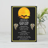 Aanpasbare minimalistische uitvaartuitnodiging Kaa Kaart (Staand voorkant)