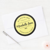 Aanpasbare Mirabelle-jamsticker Ronde Sticker (Envelop)