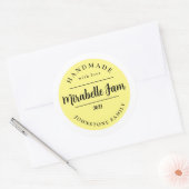 Aanpasbare Mirabelle-jamsticker Ronde Sticker (Envelop)