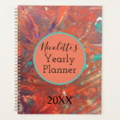 Aanpasbare, moderne Abstracte vormgeving Planner (Voorkant)