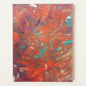 Aanpasbare, moderne Abstracte vormgeving Planner (Achterkant)