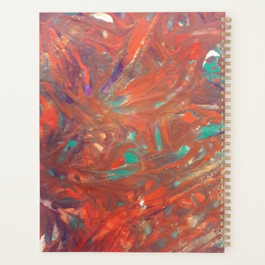 Aanpasbare, moderne Abstracte vormgeving Planner (Achterkant)