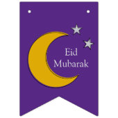 Aanpasbare Moderne Minimalistische Eid-slinger - Vlaggetjes (Tweede vlag)