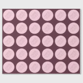 Aanpasbare moderne tekst met rand cadeaupapier (Vlak)