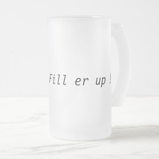 Aanpasbare mok van bier (Voorkant rechts)