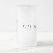 Aanpasbare mok van bier (Center)