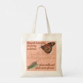 Aanpasbare Monarchvlinder Tote Bag (Achterkant)