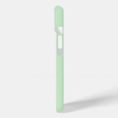 Aanpasbare Monogram & Naam Groene Hoes voor Telefo (Achterkant / Links)