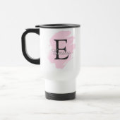 Aanpasbare monogram reisbeker met kleuraccent (Links)