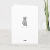 Aanpasbare Mooie Kat/Moederdag voor Moeders Kaart (Achterkant)
