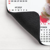 Aanpasbare Mopshond Kalender Muismat (Hoek)