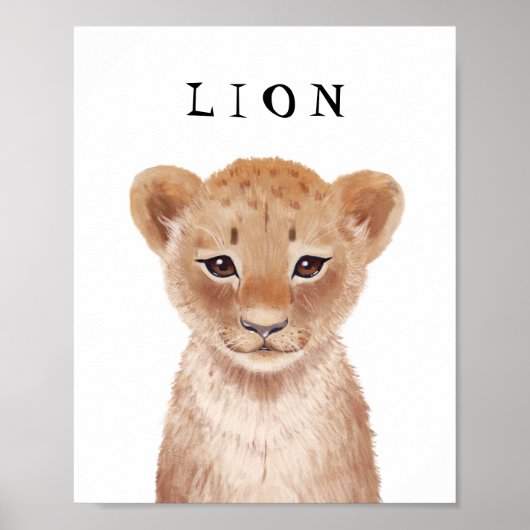 Aanpasbare Mopshond Leeuwenwelp Kinderen Poster (Voorkant)