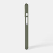 Aanpasbare mosgroene iPhone 16 hoes Hoesje (Linkerkant)