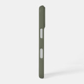Aanpasbare mosgroene iPhone 16 hoes Hoesje (Rechterkant)