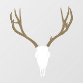 Aanpasbare Muildier Schedel Raamsticker (Vel)