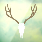 Aanpasbare Muildier Schedel Raamsticker (Vel 3)