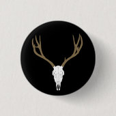 Aanpasbare Muildierhertenskelet Ronde Button 3,2 Cm (Voorkant)