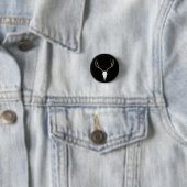Aanpasbare Muildierhertenskelet Ronde Button 3,2 Cm (In situ)