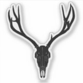 Aanpasbare Muildierhertenskelet Sticker (Voorkant)