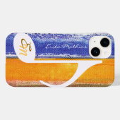 Aanpasbare muzieknoot Case-Mate iPhone case (Achterkant (horizontaal))