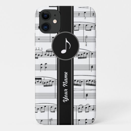 aanpasbare muzieknoten Case-Mate iPhone case (Achterkant)