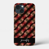 Aanpasbare naam Abstract rookpatroon Case-Mate iPhone Case (Achterkant)