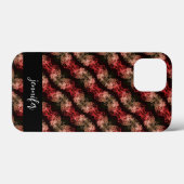 Aanpasbare naam Abstract rookpatroon Case-Mate iPhone Case (Achterkant (horizontaal))