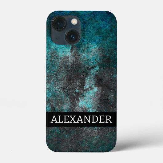 Aanpasbare naam. Abstracte grunge textuur Case-Mate iPhone Case (Achterkant)