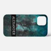Aanpasbare naam. Abstracte grunge textuur Case-Mate iPhone Case (Achterkant (horizontaal))