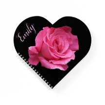 Aanpasbare naam Emily mooie roze roos bloem