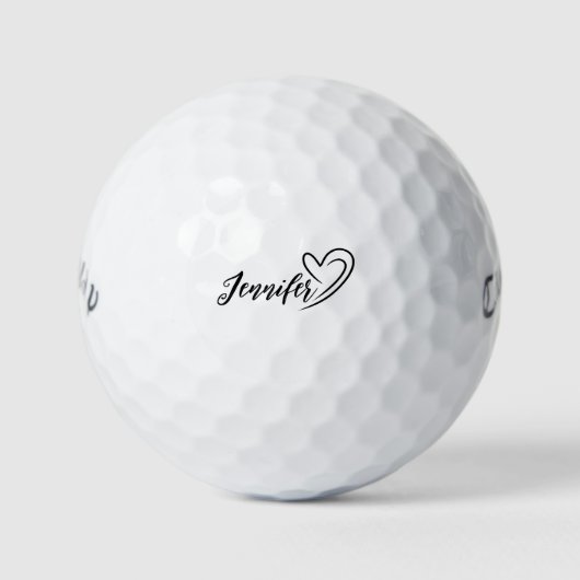 Aanpasbare naam Moederdag, verjaardagscadeau Golfballen (Voorkant)