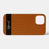 Aanpasbare naam Naadloos bloempatroon Case-Mate iPhone Case (Achterkant (horizontaal))