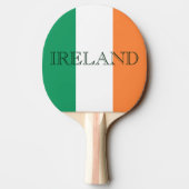 Aanpasbare naam op Irish Flag pcnt Tafeltennisbatje (Achterkant)